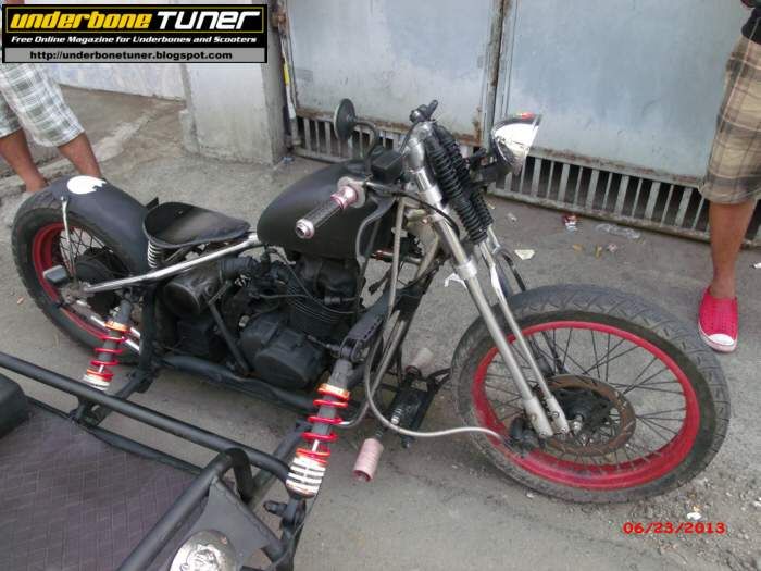 underbone tuner: Custom: Honda TMX155 Classic Bobber with