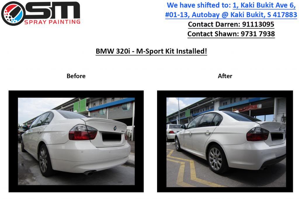 Bmw bumper repair cost singapore #6