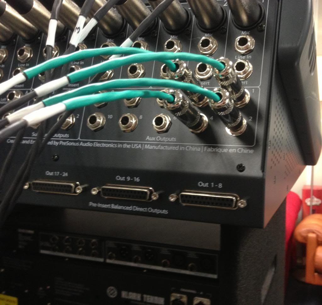 Aux Send In Ears, Hook Up Headphone Amp to Mixer