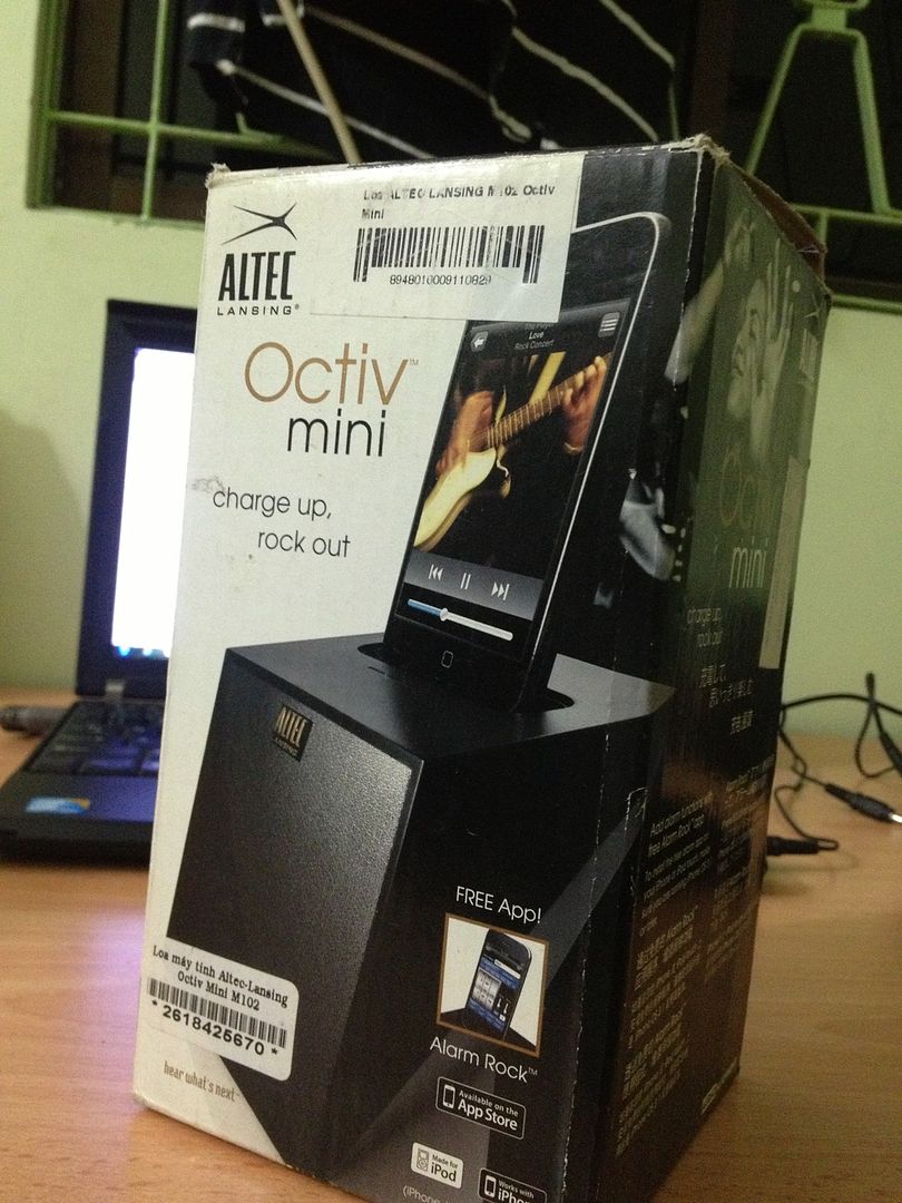 Bán Loa Altec Lansing M102 cho PC, iPhone 3.4.4s and iPod - FullBox 99%