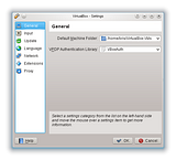preference window