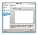 extension tab