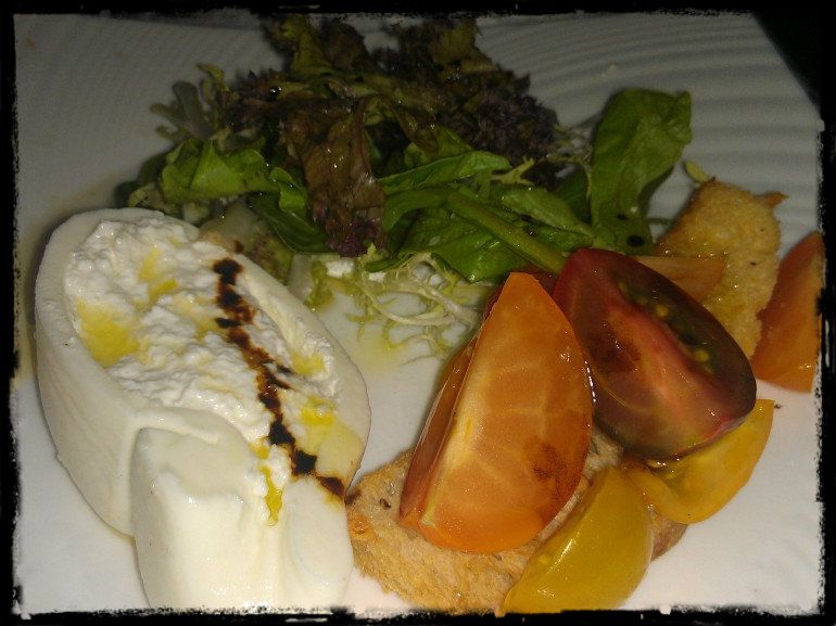 Burrata & Heirloom tomato Burrata & Heirloom tomato