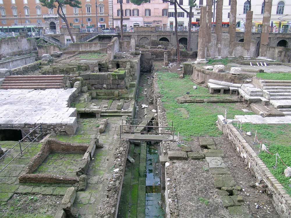 Site of Julius Caesar's assassination