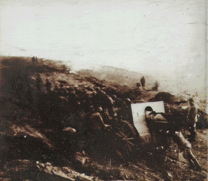 World War I in 3D - Pushing the cannon up a hill photo original-4_zpsd50eebb3.gif