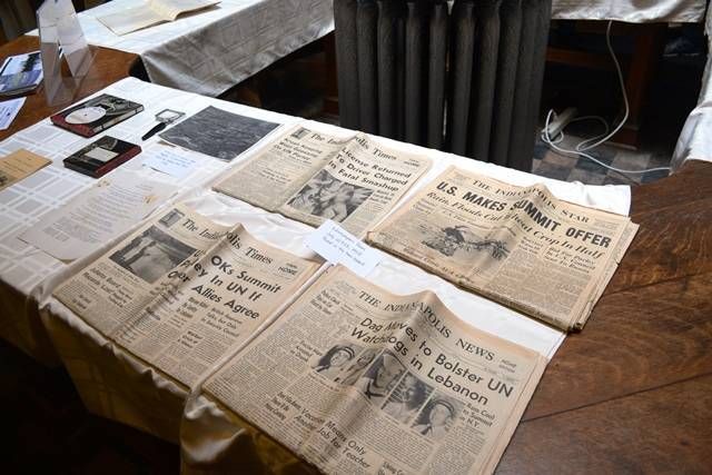 Newspapers included in a time capsule buried of the Bahr Treatment Center of the state hospital. It was recovered this summer. - Ryan Delaney/WFY photo timecap1_zpstjrewcnm.jpg